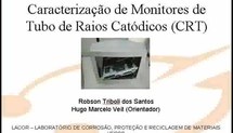 Caracterização de monitores de tubo de raios catódicos (CRT)