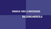Balduino Antonio Andreola (parte I)