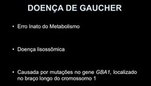 Análise de mutações no gene GBA1 em pacientes com Doença de Gaucher