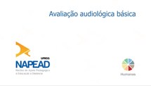 Avaliação audiológica básica