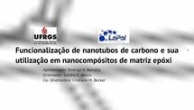 Funcionalização de nanotubos de carbono e sua utilização em nanocompósitos de matriz epóxi
