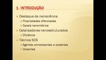 Influência do Combustível na Síntese de Óxidos Nanoestruturados