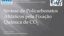 Síntese de Policarbonatos Alifáticos pela Fixação Química de CO2