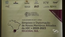 Diplomação de novos membros da Academia Brasileira de Ciências